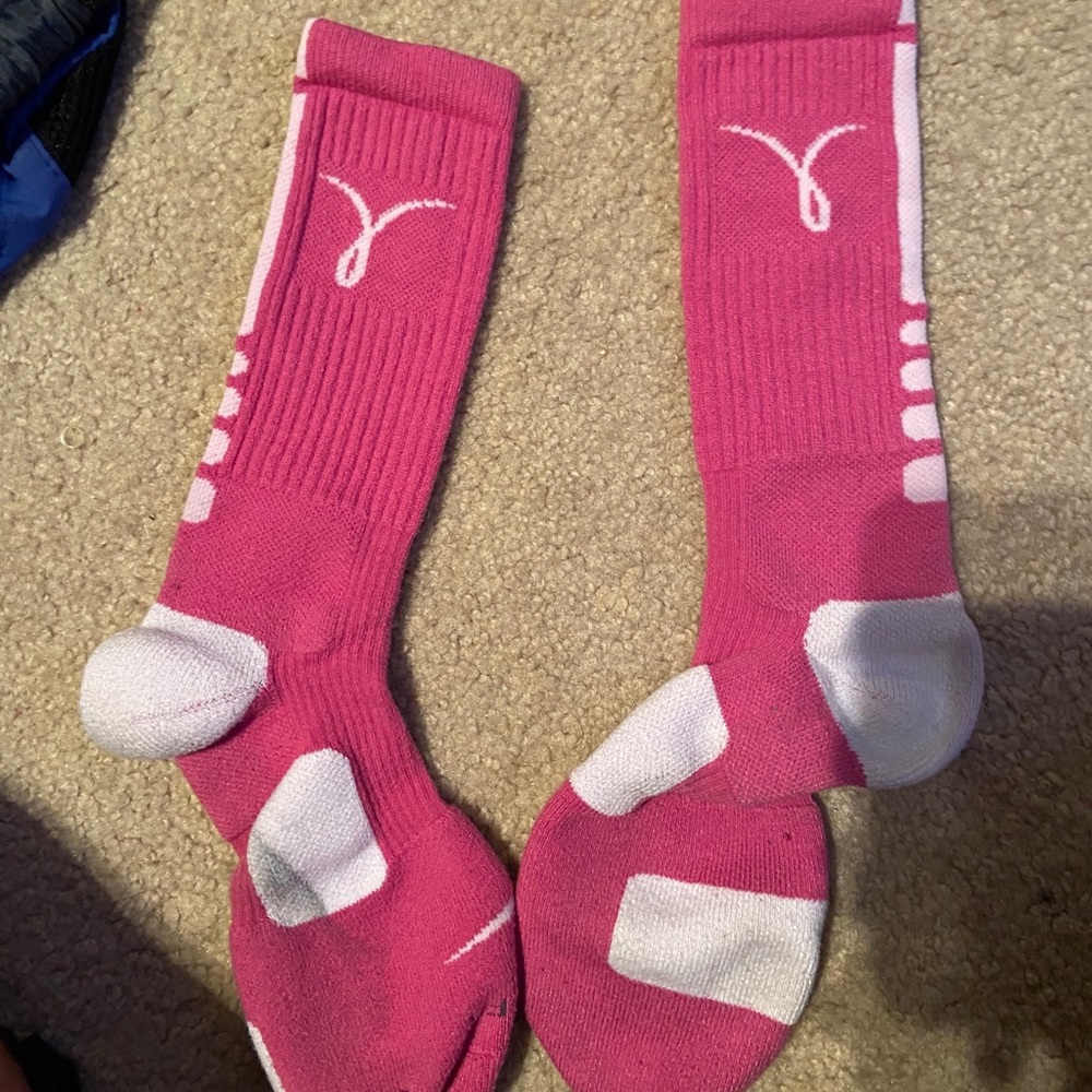 Nike Elite Socks Breast Cancer Awareness Themed